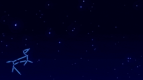 Night Sky VHS 2d animation